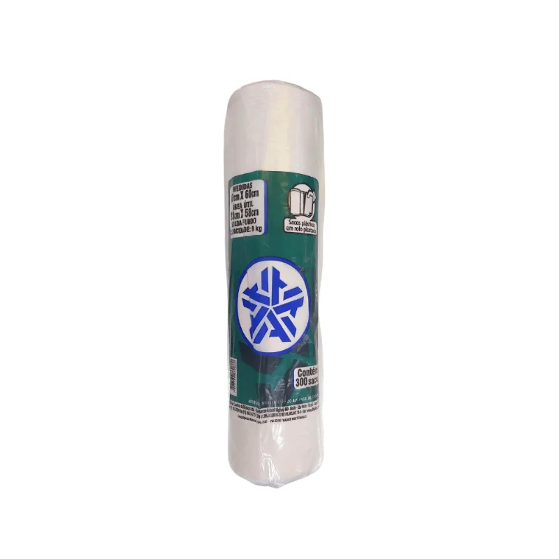 Bobina Plástica Picotada 40x60 Altaplast Com 300 Sacos