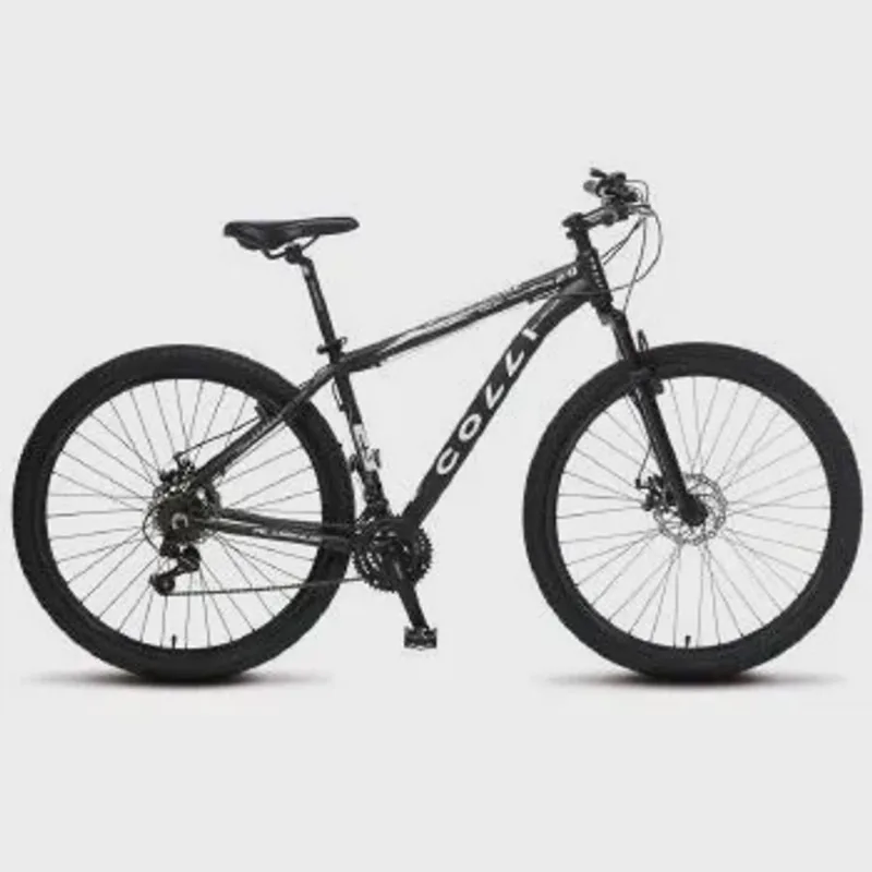 Bicicleta Colli Aluminio aro 29 Freio a Disco Shimano 21 Marchas - 531.11 Preto Fosco