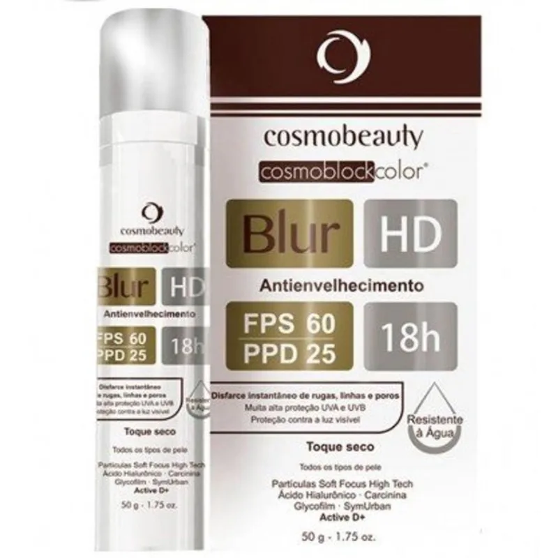 Blur HD FPS60 Antienvelhecimento Bege Médio Cosmobeauty 50g