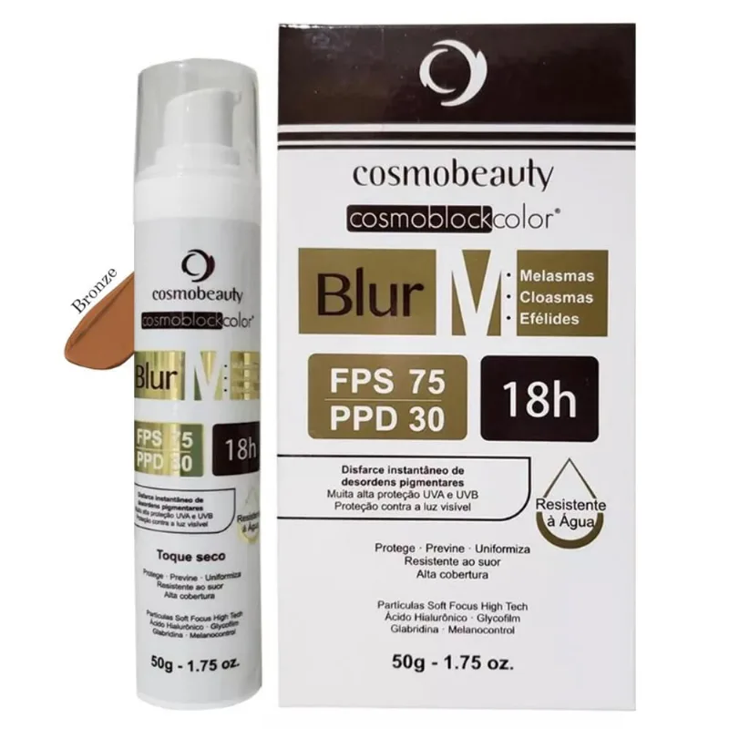 Blur M Bronze Fps75 Clareador de Manchas Cosmobeauty