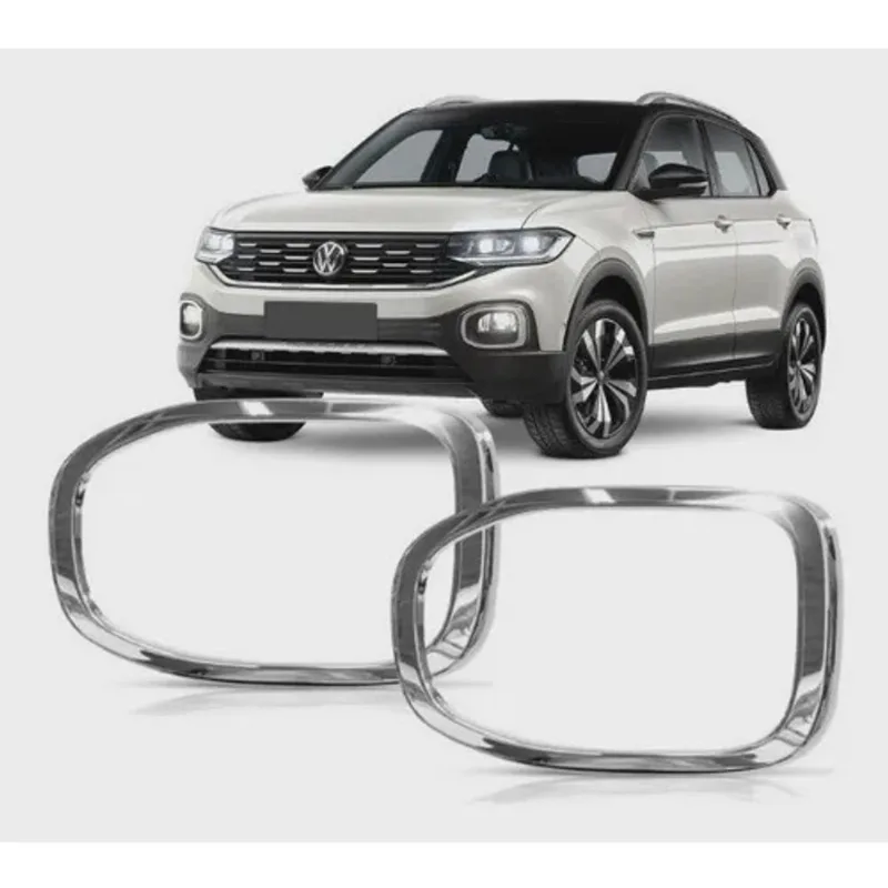 Aplique Aro Cromado Farol De Milha vw TCross T-Cross