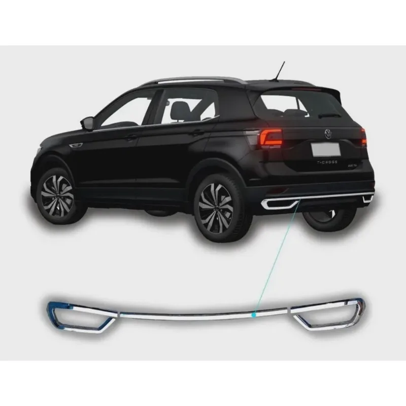 Friso Cromado Para-choque Traseiro vw T-cross Tcross