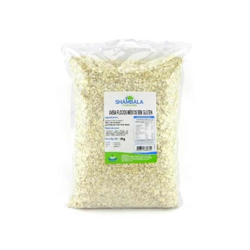 Aveia Shambala 1kg Flocos Medios S/Gl