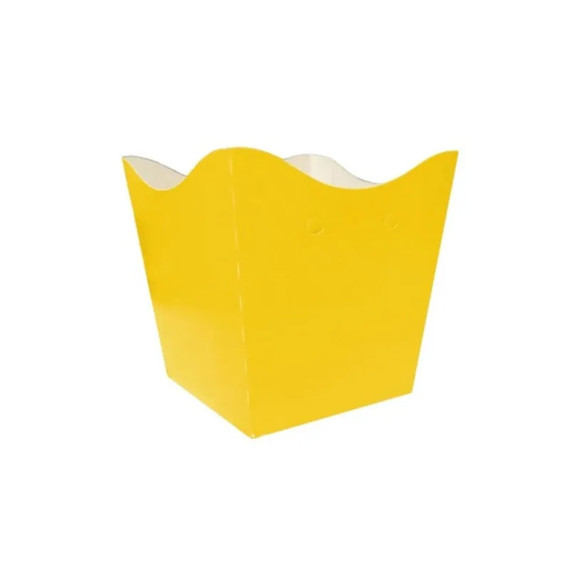 Cachepot Montado Médio Amarelo 10 Un