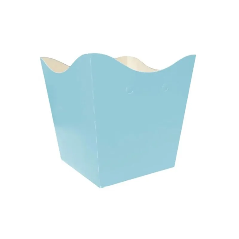 Cachepot Montado Médio Azul Claro 10 Un