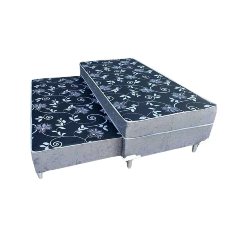 Bicama Solteiro Colchão Conjugado D28 Com Cama Auxiliar 10cm - OUTRAS - Agro