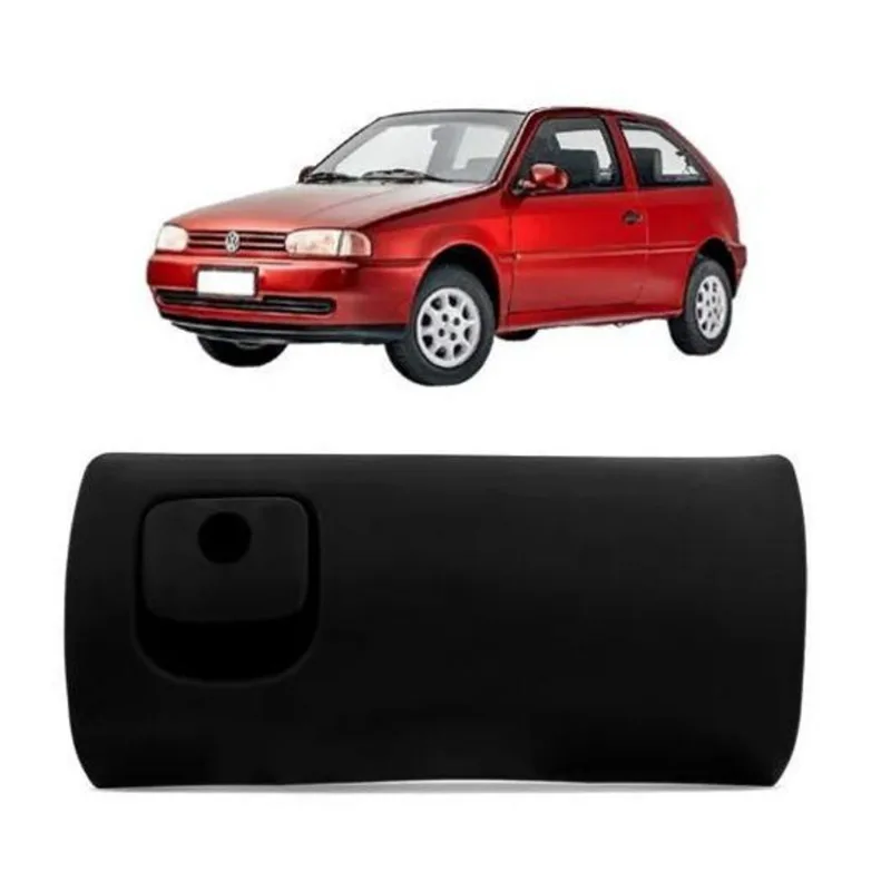 Tampa Porta Luva Vw Gol Parati Saveiro Geração 2 Preto Auto