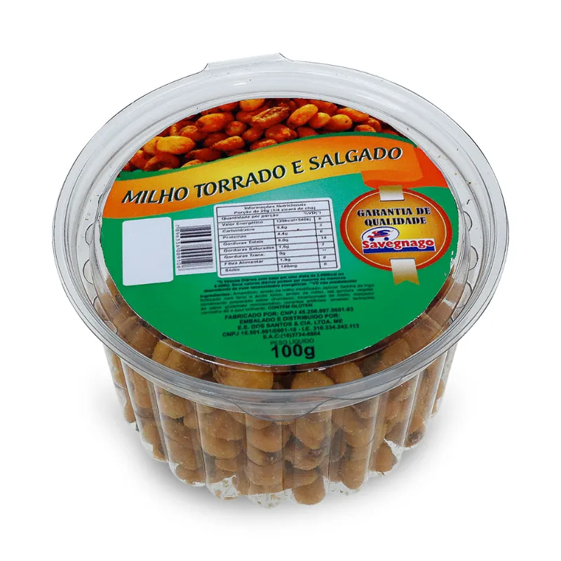 Milho Torrado Salgado 100g Mostarda e Mel