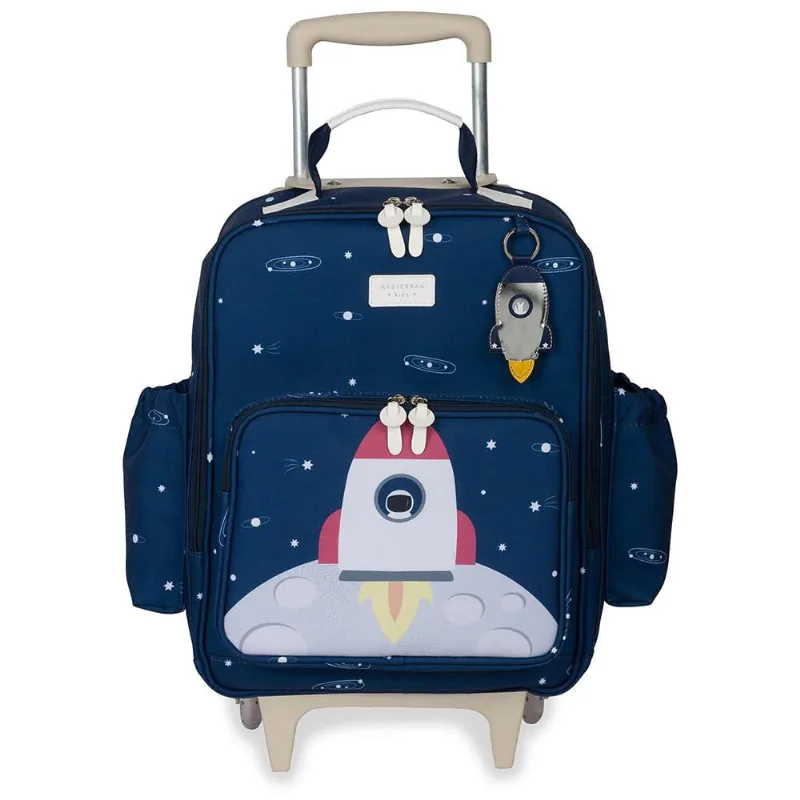 Mochila de Rodinhas MasterBag Espaço Azul Marinho Único