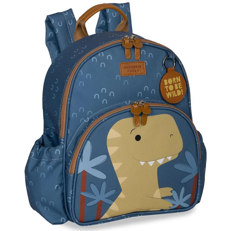 Mochila de Passeio MasterBag Dinossauro Azul Único