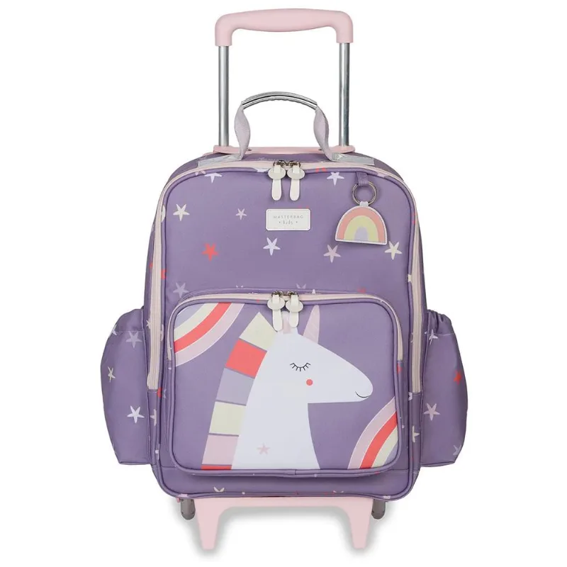 Mochila de Rodinhas MasterBag Unicórnio Roxo Único