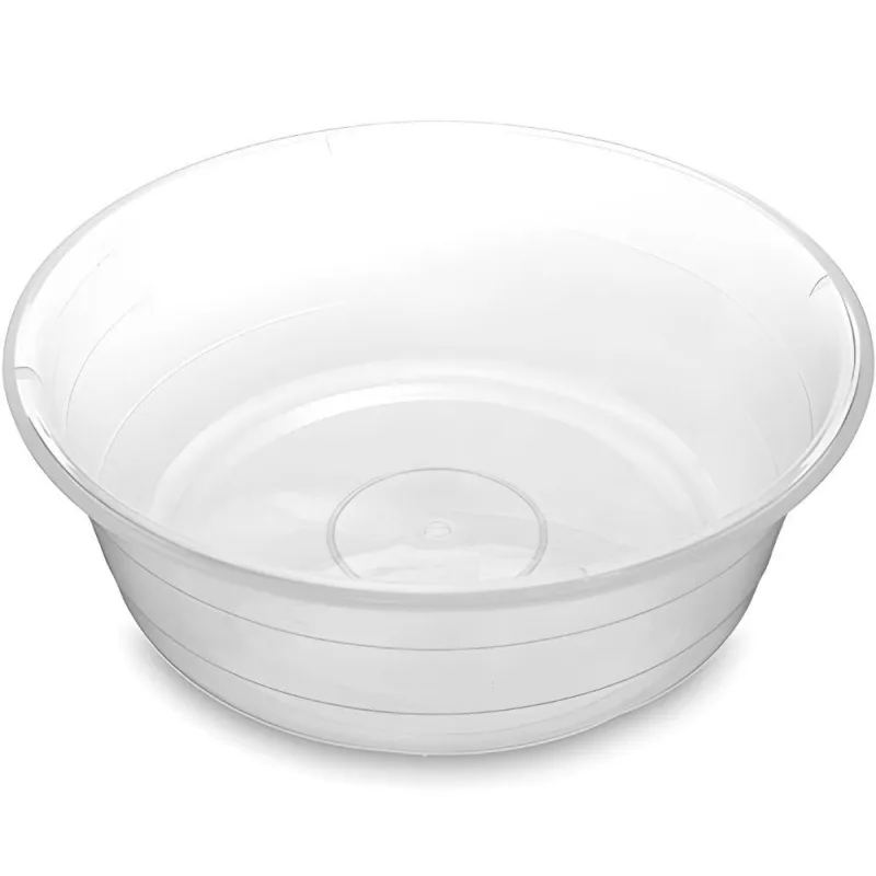Bacia Transparente 13L Plástico Multiuso Organização Usual Plastic Utilidades - OUTRAS MARCAS - Casa E Construção
