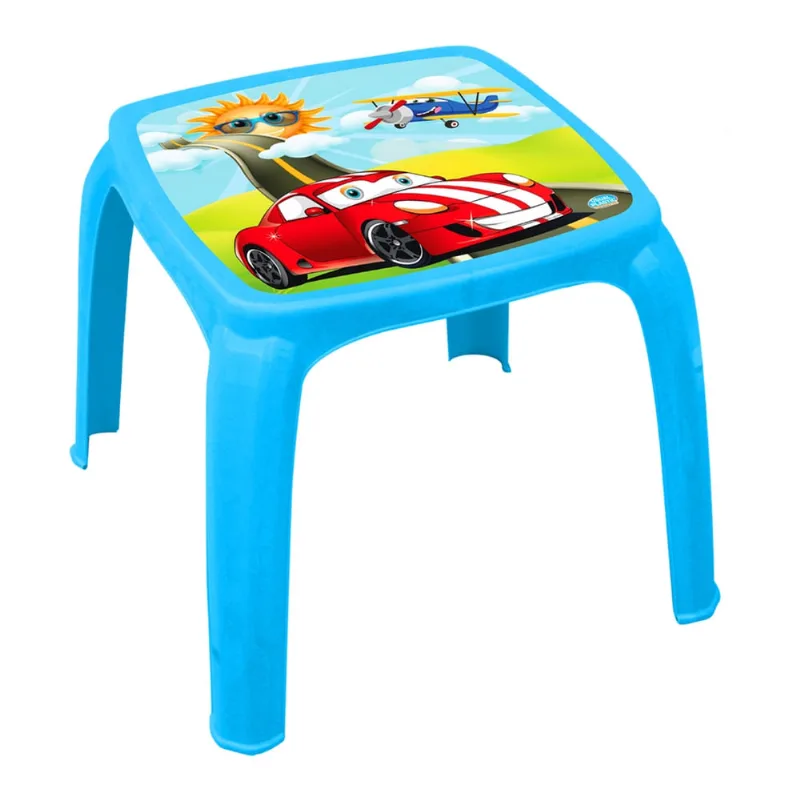 Mesa Infantil Plastica Para Atividades Criança Carros - Usual