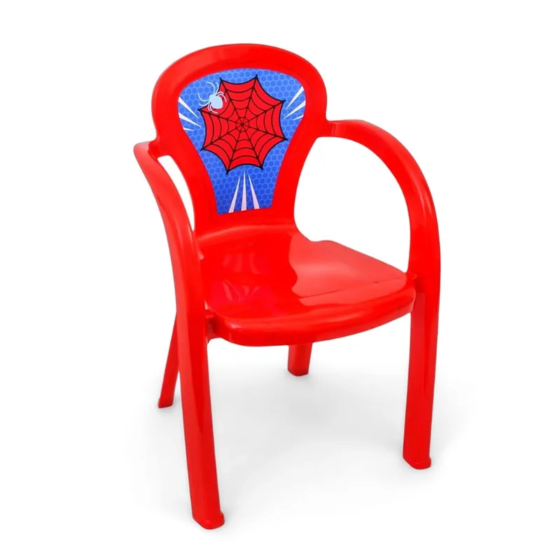 Cadeirinha Infantil Plastica Decorada Menino Spider Man - Usual Utilidades