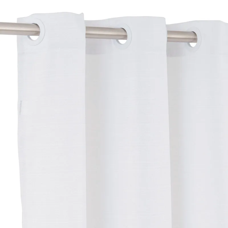 Cortina Becadecor Rústica Veneza 4,00x2,60 1000 Branco