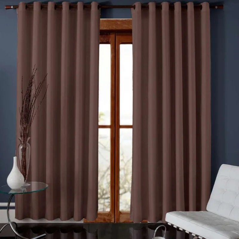 Cortina Madras 4,00x 2,60 CASTOR ESCURO