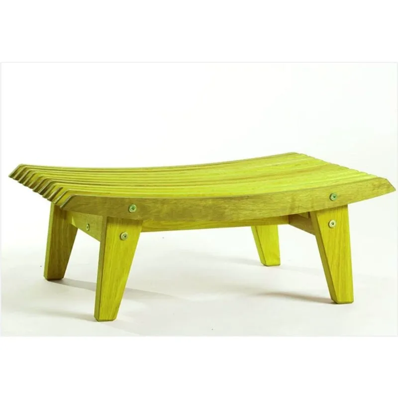 Banco Meditação Floral Eclipse Stain Amarelo - Mão & Formão