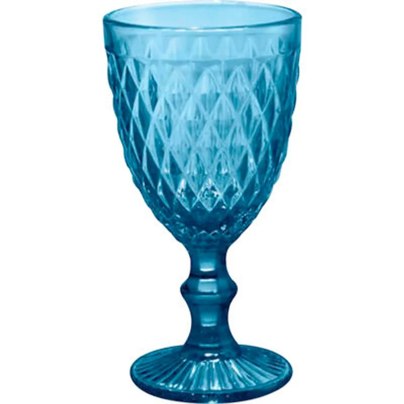 Taça de Vidro Celeste Azul un