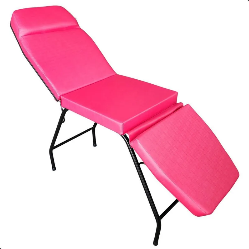 Maca 3 Posições Reclinável Estética Pink Estr Preta For-Ty