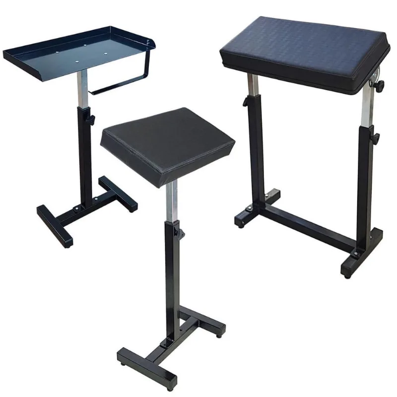 Kit Tattoo Bancada + Apoio Braço Tatuador + Suporte Tatuagem