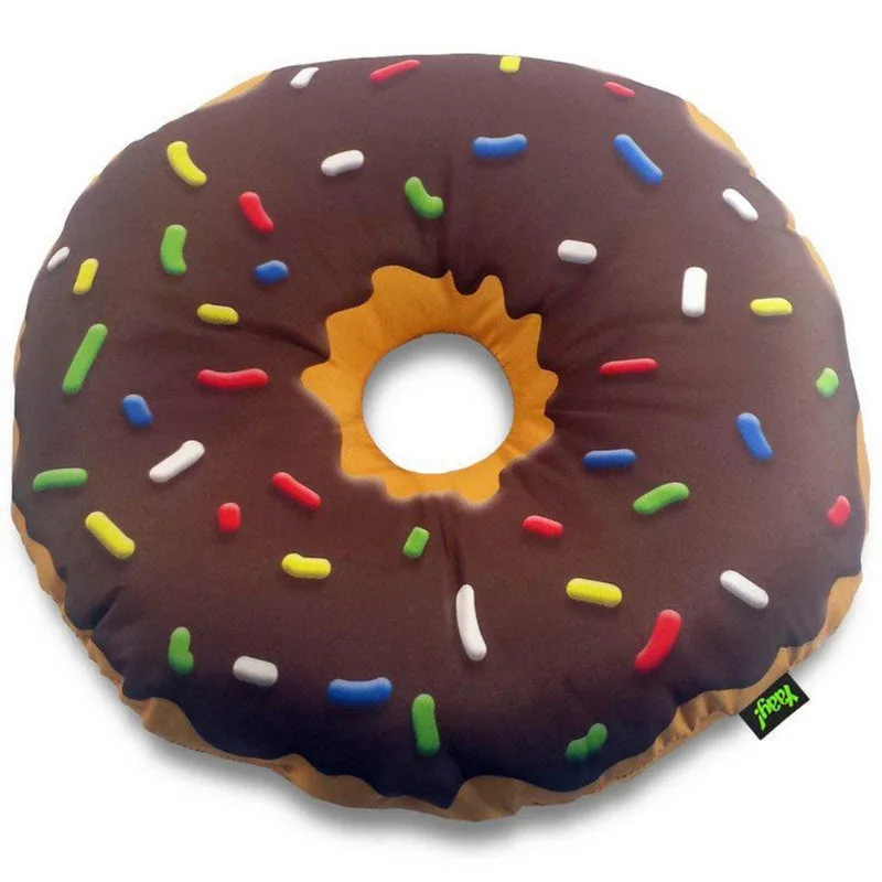 Almofada Rosquinha Donut - Chocolate