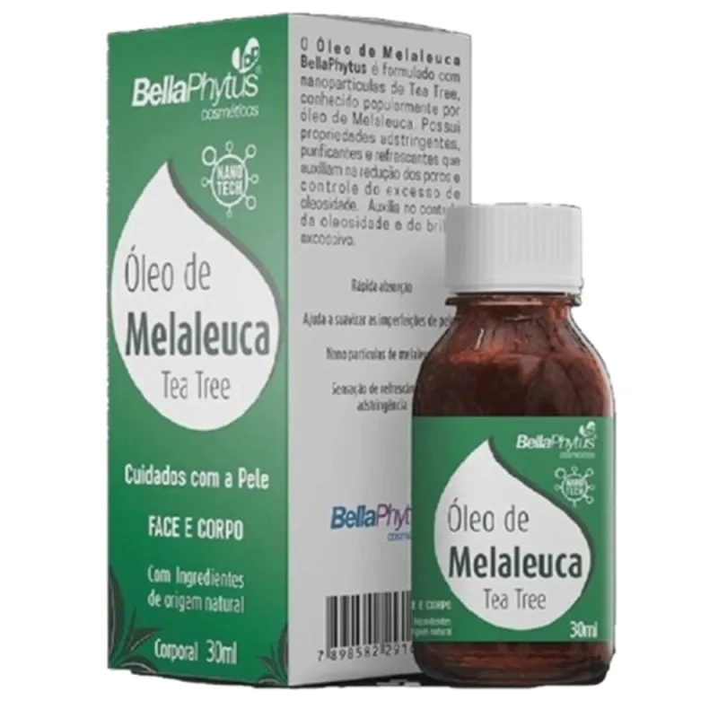 OLEO MELALEUCA  AQUOSA 30ML BELLAPHYTUS - Bellaphytus - óleo Corporal