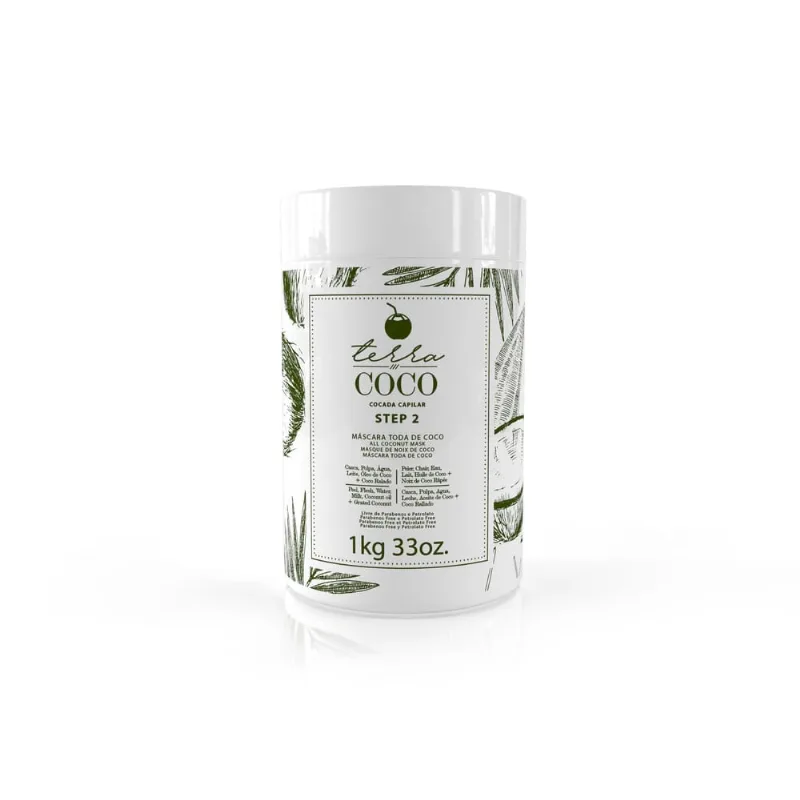 Máscara Toda de Coco 1kg - Terra Coco
