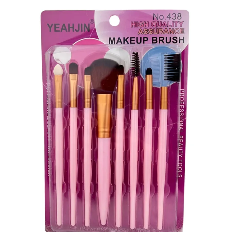 Kit de Pincéis Yeahjin High Quality – 8 Peças Profissionais