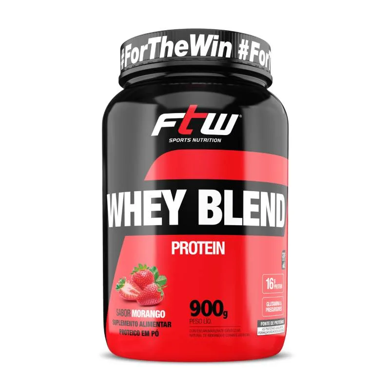 Whey Blend Protein Morango FTW 900g - FTW - Suplementos