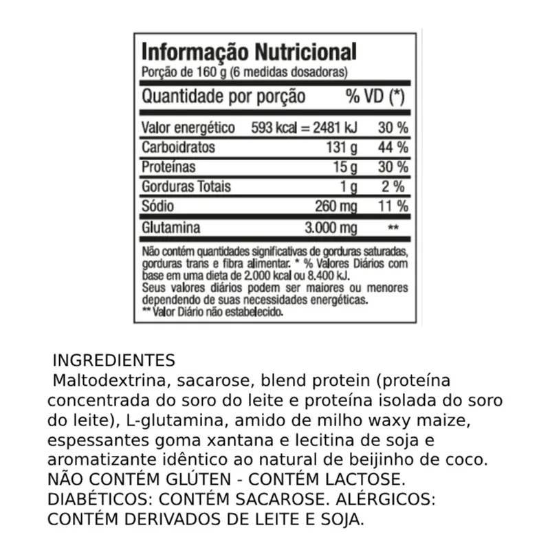 Delicious Mass Beijinho de Coco FTW 3kg