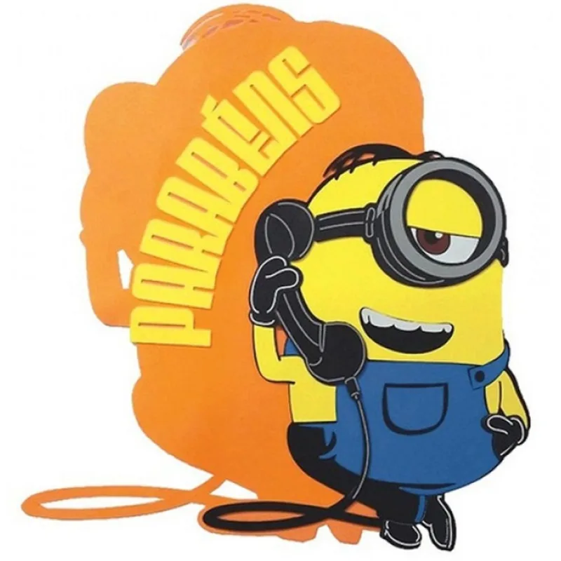 Painel Parabéns Minions Grintoy
