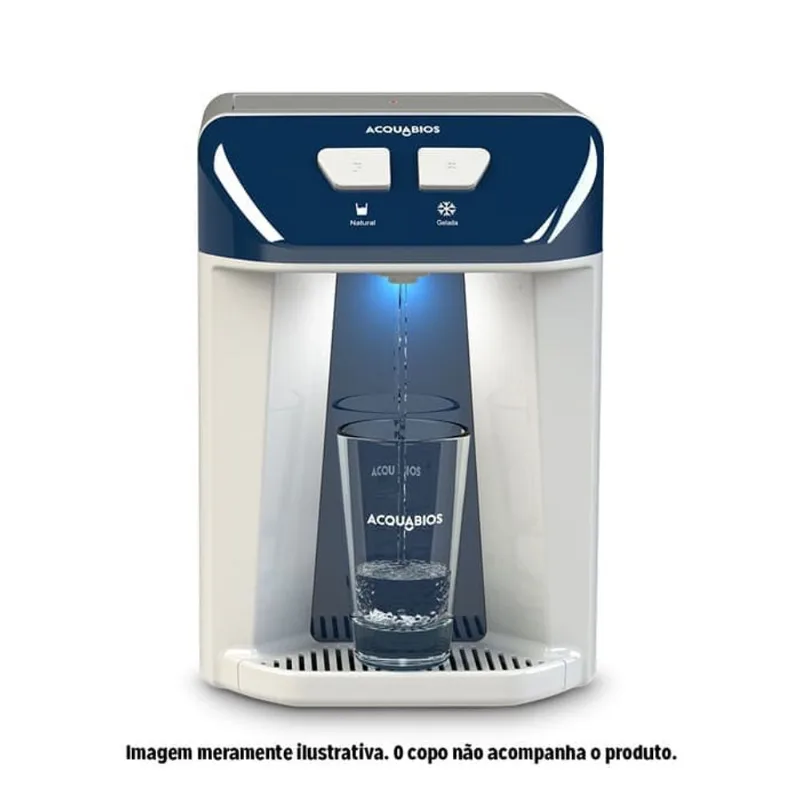 Purificador de Água Refrigerado Premium Bivolt Acquabios Purificador de Água Refrigerado Premium Azul Bivolt Acquabios