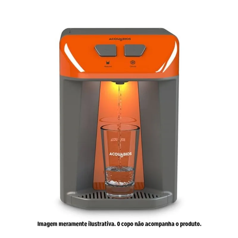 Purificador de Água Refrigerado Premium Bivolt Acquabios Purificador de Água Refrigerado Premium Laranja Bivolt Acquabios