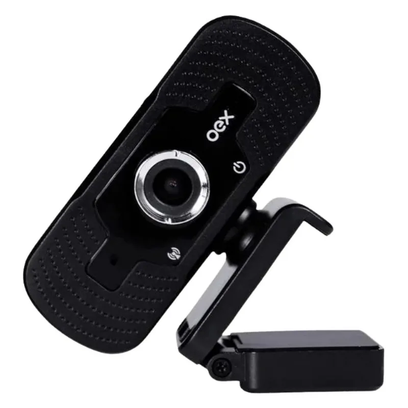 Webcam OEX W100 1080p 30FPS USB 2.0 Preto (MP)