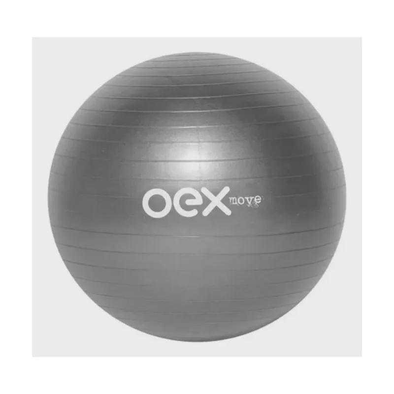 Bola De Pilates Bm10 Cinza Oex Move/Home