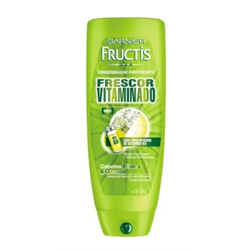 Condicionador Uso Diário Fructis 400ml Frescor Vitaminado Unit - FRUCTIS