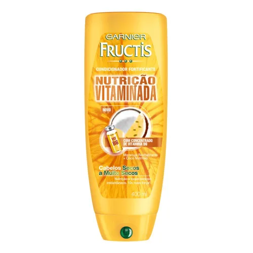 Condicionador Garnier Fructis Fortificante Nutrição Vitaminada - GARNIER FRUCTIS - Higiene E Beleza