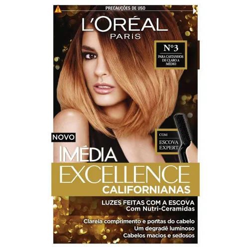 Coloração Californianas N3 Imédia Excellence Castanho Claro A Médio - IMÉDIA EXCELLENCE