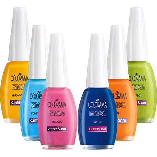 Esmalte Colorama Coleção Famosa - COLORAMA - Higiene E Beleza