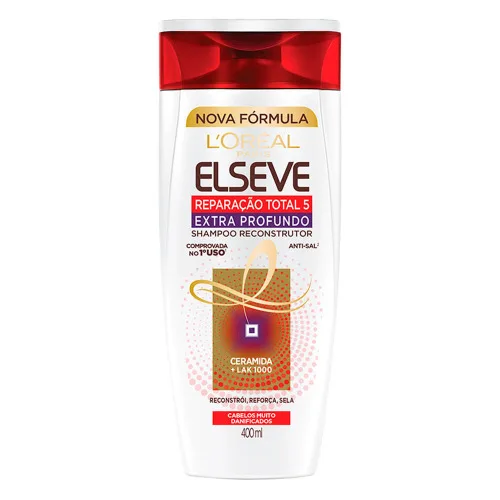 Shampoo Elseve Reparacao Total 5 400ml Loreal - ELSEVE - Higiene E Beleza