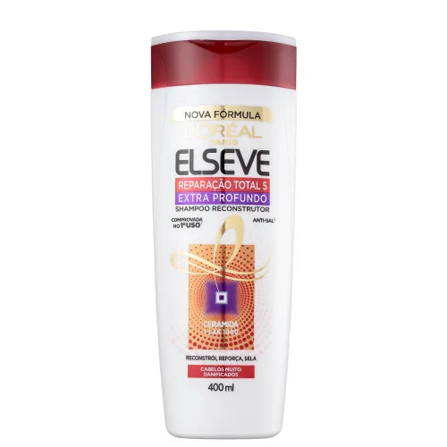 Shampoo Elseve Reparacao Total 5 400ml Loreal - ELSEVE - Higiene E Beleza