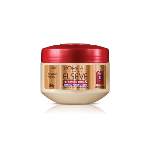 Creme De Tratamento Reparacao Total 5 Extra Profundo 300g Loreal Paris - ELSEVE - Higiene E Beleza