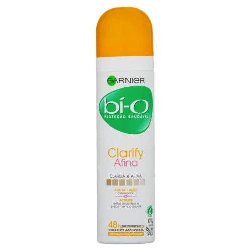 Desodorante Aerosol Bi O 150ml Clarify Afina Unit - BI-O - Higiene E Beleza