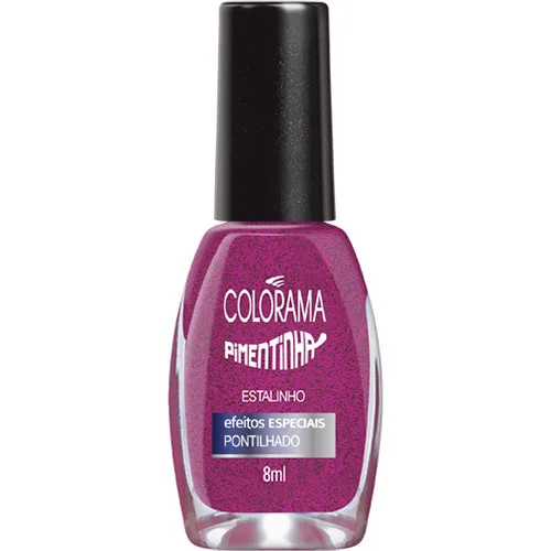 Esmalte Pimentinha Estalinho Efeitos Especiais Pontilhado 8ml Colorama - COLORAMA - Higiene E Beleza