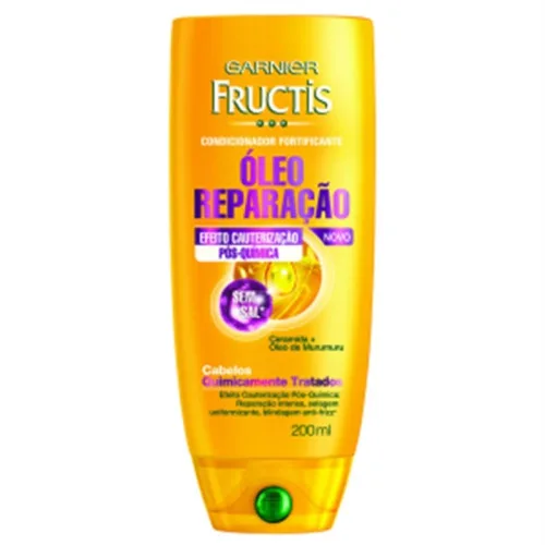 Condicionador Uso Diário Fructis 200ml Óleo Reparação Química Unit - FRUCTIS