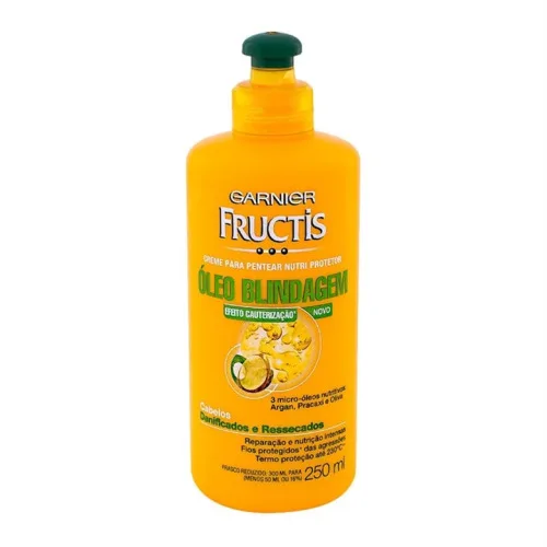 Creme Para Pentear Fructis 250ml Óleo Reparação Química Unit - FRUCTIS - Higiene E Beleza
