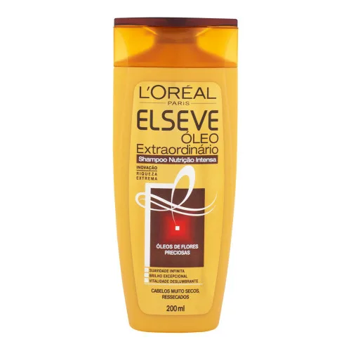 Shampoo Elseve Oleo Extraordinario Nutricao Intensa 200ml Loreal - LOREAL - Higiene E Beleza