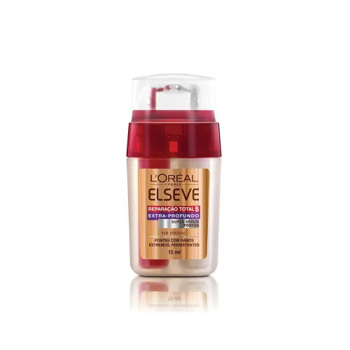 Duplo Serum Elseve Reparacao Total 5 Extra Profundo 15ml Loreal Paris - LOREAL PARIS - Higiene E Beleza