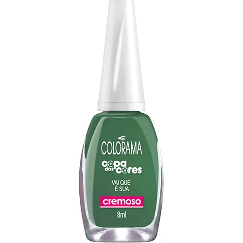 Esmalte Cremoso Copa Das Cores Vai Que E Sua 8ml Colorama - COLORAMA - Higiene E Beleza