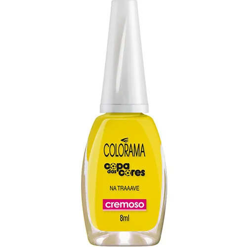Esmalte Cremoso Copa Das Cores Na Traaave 8ml Colorama - COLORAMA - Higiene E Beleza